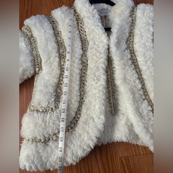 VINTAGE 70s/80s ANSWERS by RIDDLES PLUSH TEXTURED CROPPED JACKET - size MEDIUM - Picture 5 of 8